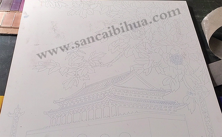 三彩瓷板畫的制作流程! 三彩瓷板畫的制作流程!