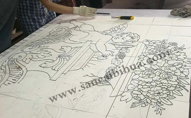 三彩瓷板畫的制作流程! 三彩瓷板畫的制作流程!